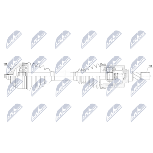 NTY Antriebswelle NPW-ME-166