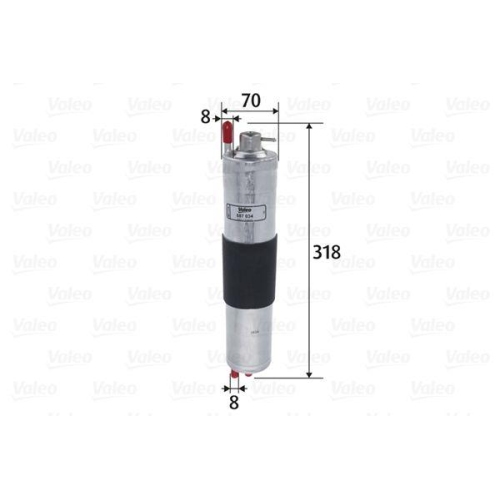 VALEO Kraftstofffilter 587034