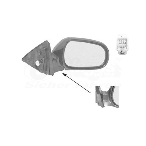 VAN WEZEL Au&szlig;enspiegel * HAGUS * 2527806