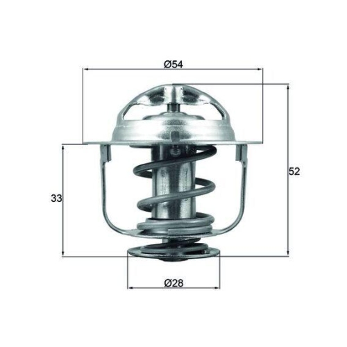 MAHLE Thermostat, K&uuml;hlmittel BEHR TX 198 88D