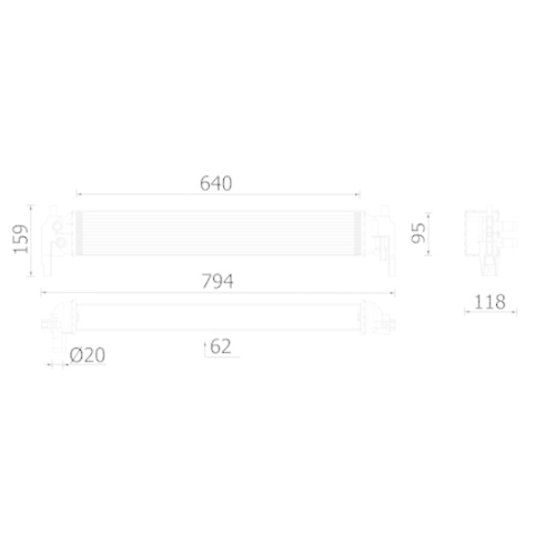 MAHLE Kühler, Motorkühlung BEHR *** PREMIUM LINE *** CR 2700 000P