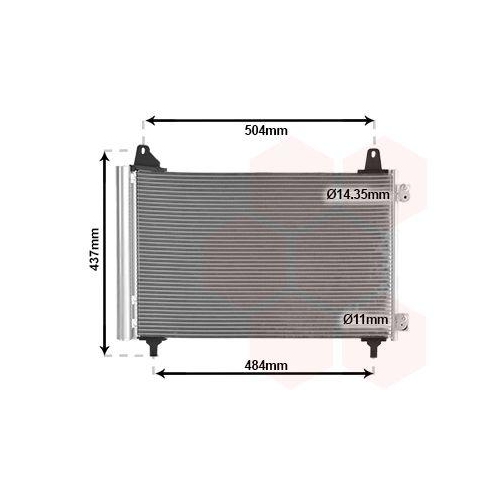 VAN WEZEL Kondensator, Klimaanlage 40015705