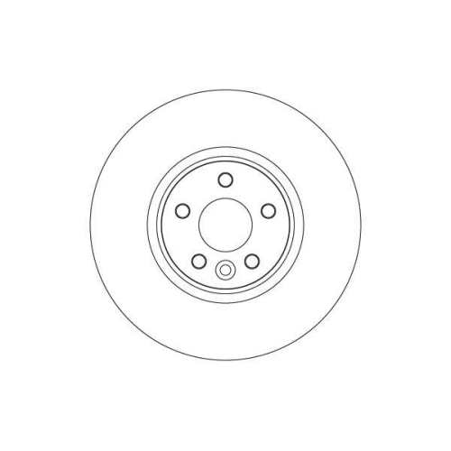 TRW Bremsscheibe TRW SINGLE DF6724S