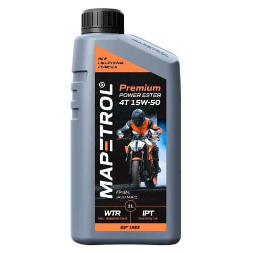 Motor&ouml;l Motoren&ouml;l Mapetrol Premium Power Ester 4T 15W-50 1 Liter MAP0005
