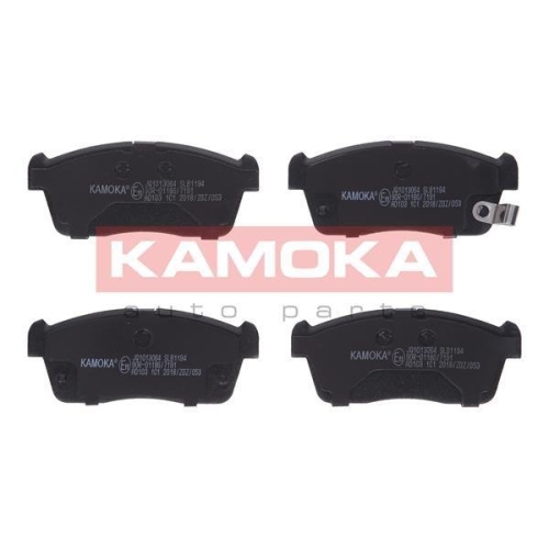 KAMOKA Bremsbelagsatz, Scheibenbremse JQ1013064