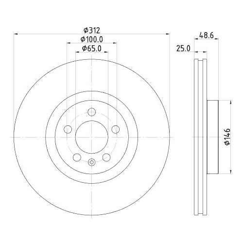 DON Bremsscheibe PCD17722