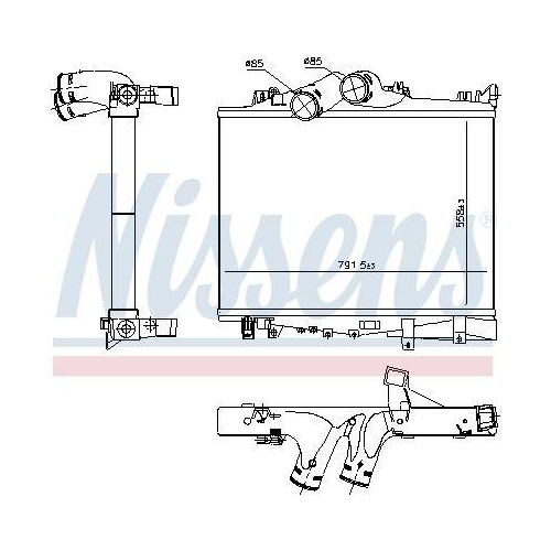 NISSENS Ladeluftkühler 97038