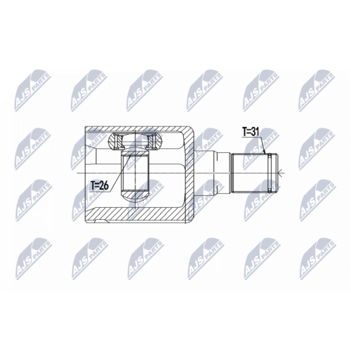 NTY Gelenksatz, Antriebswelle NPW-VV-068