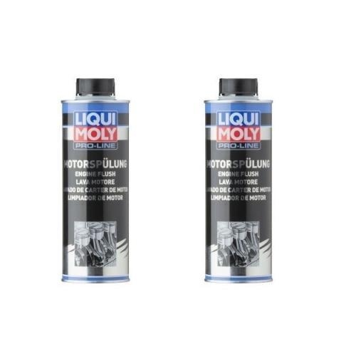 2x Liqui Moly Pro-Line Motorspülung Öl-Additiv 500 ml Dose - 2427