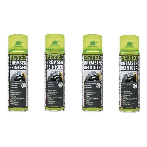 4x BREMSENREINIGER Spraydose Petec 500 ML 70060