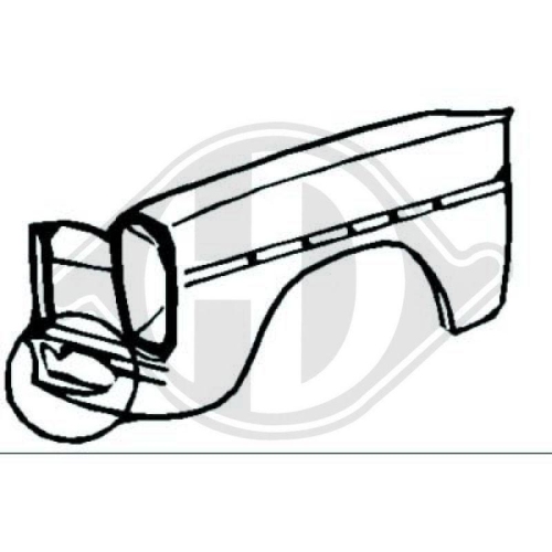 DIEDERICHS Kotfl&uuml;gel 1610107