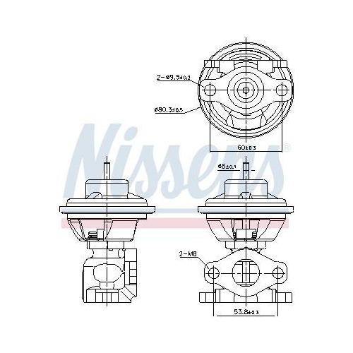 NISSENS AGR-Ventil ** FIRST FIT ** 98479
