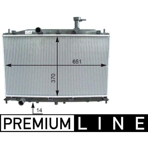 MAHLE K&uuml;hler, Motork&uuml;hlung BEHR *** PREMIUM LINE *** CR 1119 000P