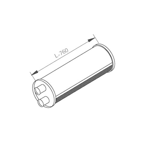 DINEX Mittelschalld&auml;mpfer 80447