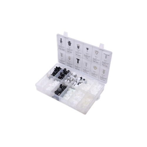 Befestigungsclip Sortiment, f&uuml;r Peugeot/Citro&euml;n, 345-teilig SW Stahl S8020