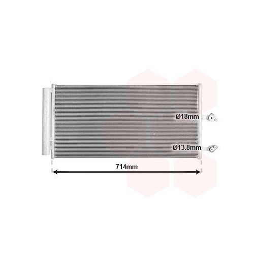 VAN WEZEL Kondensator, Klimaanlage 59015704