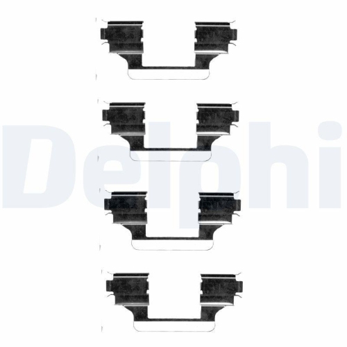DELPHI Zubeh&ouml;rsatz, Scheibenbremsbelag LX0403