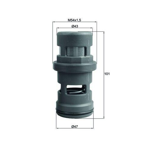 MAHLE Thermostat, &Ouml;lk&uuml;hlung BEHR TO 18 114