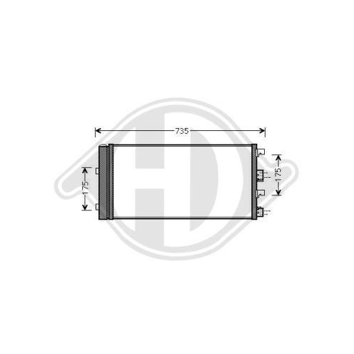 DIEDERICHS Kondensator, Klimaanlage DIEDERICHS Climate DCC1617