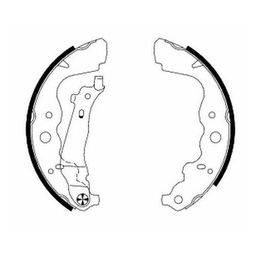 PAGID Bremsbackensatz H1693N