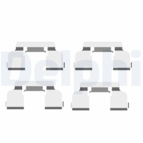 DELPHI Zubeh&ouml;rsatz, Scheibenbremsbelag LX0410