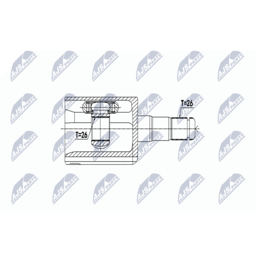 NTY Gelenksatz, Antriebswelle NPW-VV-084