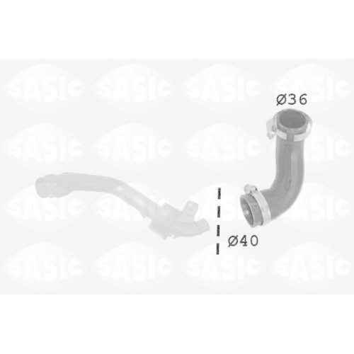 SASIC Ladeluftschlauch 3334045