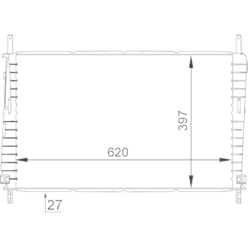 MAHLE K&uuml;hler, Motork&uuml;hlung BEHR CR 1141 000S