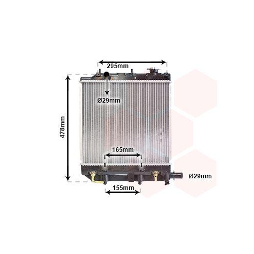 VAN WEZEL K&uuml;hler, Motork&uuml;hlung 27002166