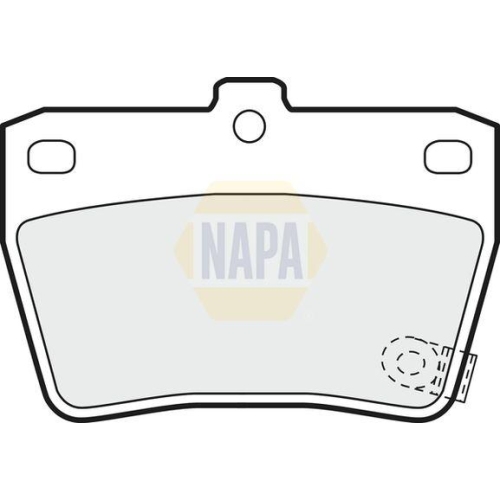 NAPA Bremsbelagsatz, Scheibenbremse NAPA NBP1128