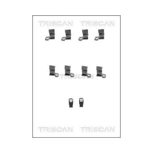 TRISCAN Zubeh&ouml;rsatz, Scheibenbremsbelag 8105 691619
