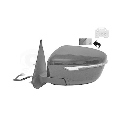 VAN WEZEL Au&szlig;enspiegel * HAGUS * 3391807