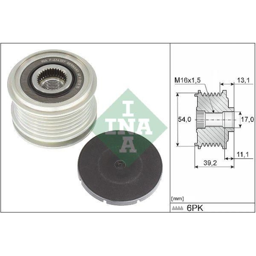 Schaeffler INA Generatorfreilauf 535 0375 10