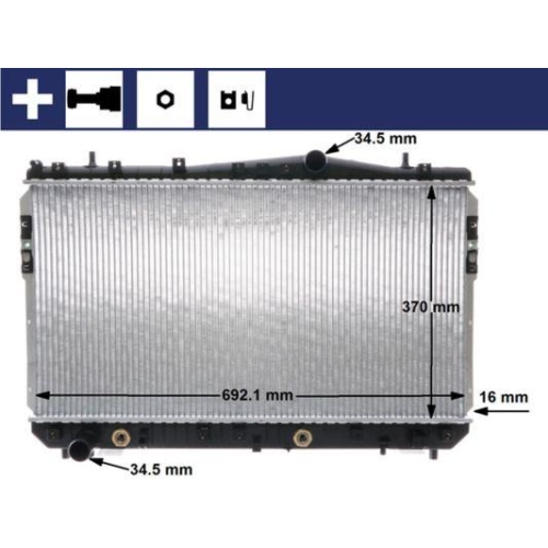 MAHLE K&uuml;hler, Motork&uuml;hlung BEHR CR 1311 000S