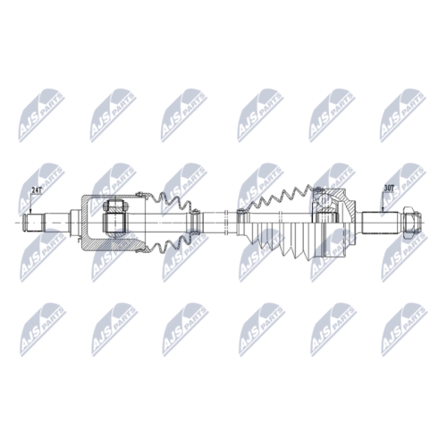 NTY Antriebswelle NPW-ME-187