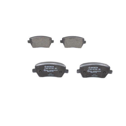BOSCH Bremsbelagsatz, Scheibenbremse 0 986 494 856