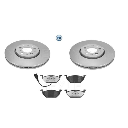 Bremsensatz Meyle Bremsbel&auml;ge + Bremsscheiben 025 231 3119/PD + 183 521 1051/PD