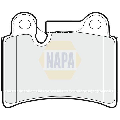 NAPA Bremsbelagsatz, Scheibenbremse NAPA NBP1835