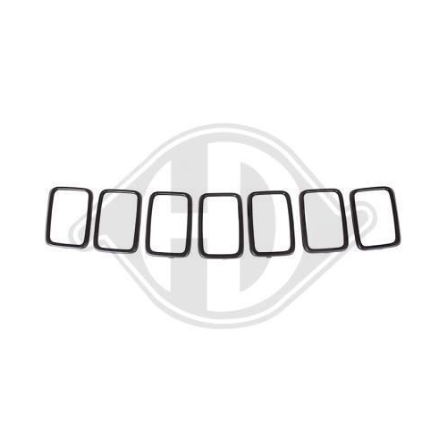 DIEDERICHS Zier-/Schutzleistensatz, K&uuml;hlergitter 2613243