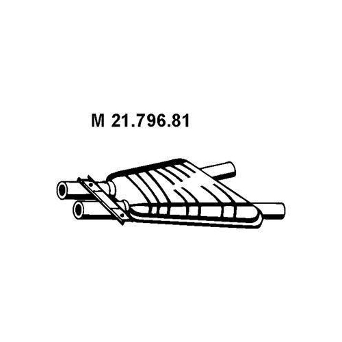 VEGAZ GmbH Mittelschalldämpfer BS-233EBER