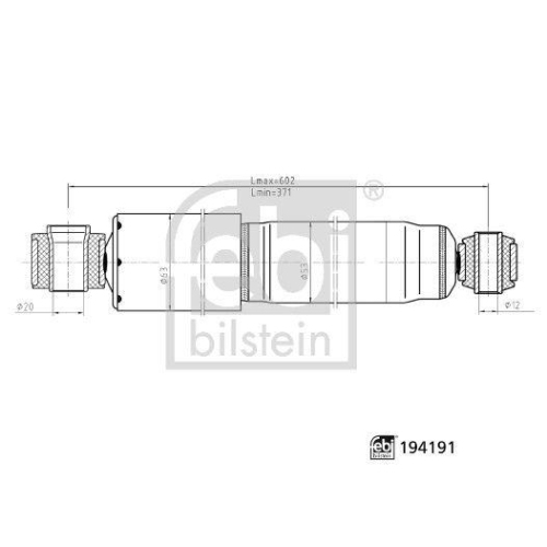 FEBI BILSTEIN Sto&szlig;d&auml;mpfer 194191