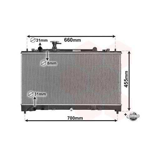 VAN WEZEL K&uuml;hler, Motork&uuml;hlung *** IR PLUS *** 27002227