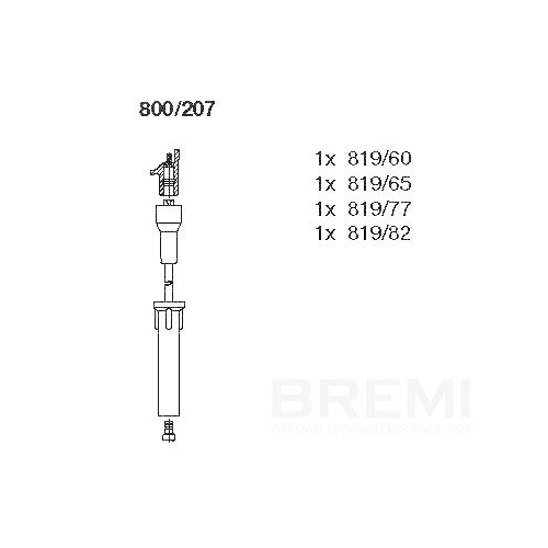 BREMI Z&uuml;ndleitungssatz 800/207