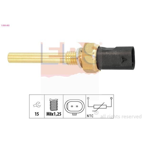 EPS Sensor, K&uuml;hlmitteltemperatur Made in Italy - OE Equivalent 1.830.402