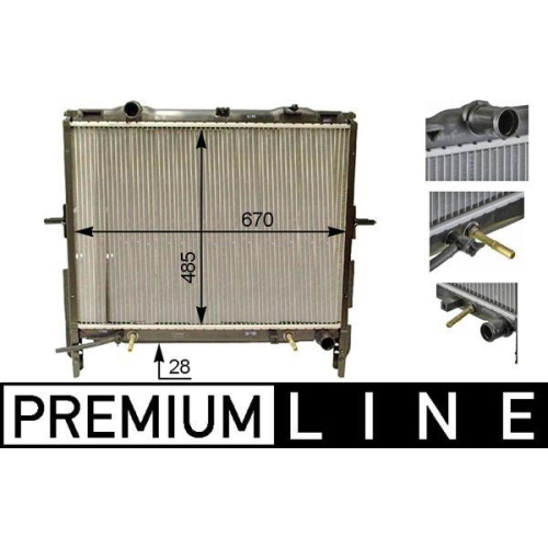 MAHLE K&uuml;hler, Motork&uuml;hlung BEHR *** PREMIUM LINE *** CR 1331 000P