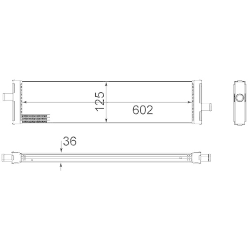 MAHLE Kühler, Motorkühlung BEHR *** PREMIUM LINE *** CR 1185 000P