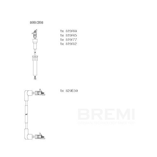 BREMI Z&uuml;ndleitungssatz 800/208