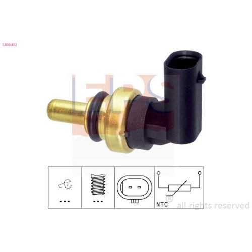 EPS Sensor, K&uuml;hlmitteltemperatur Made in Italy - OE Equivalent 1.830.412