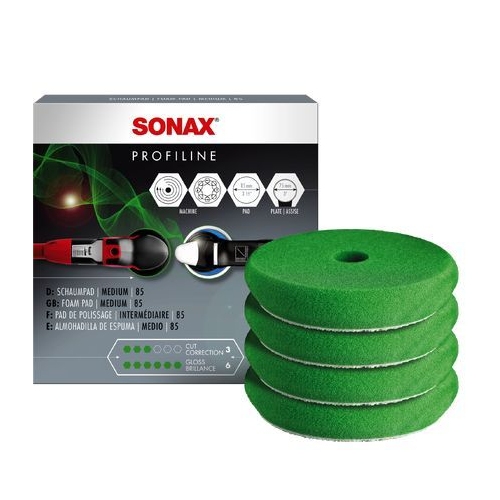 SONAX Aufsatz, Poliermaschine SchaumPad medium 85