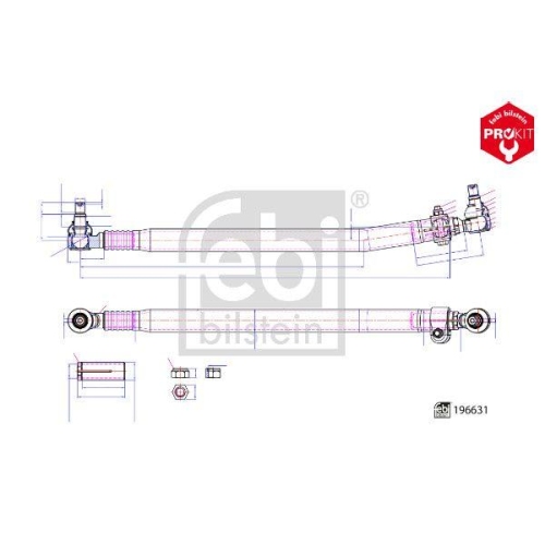 FEBI BILSTEIN Lenkstange ProKit 196631